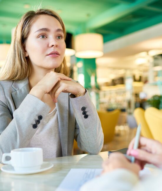 Business Women Meeting at Coffee Break